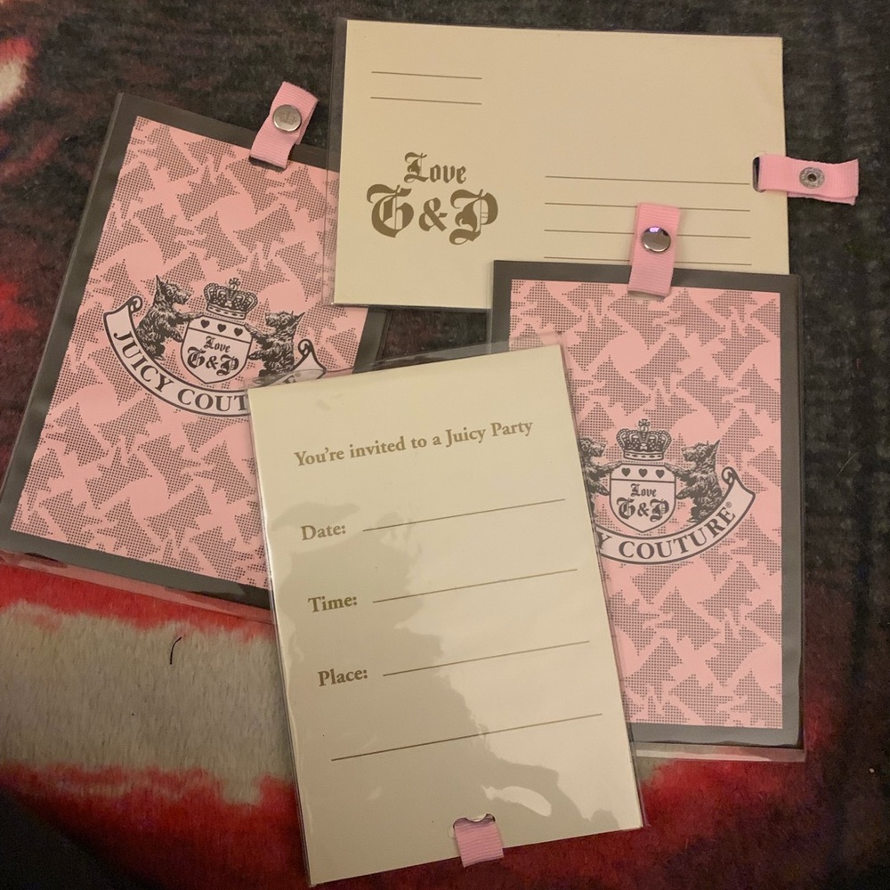 Juicy couture VIP post cards (4)